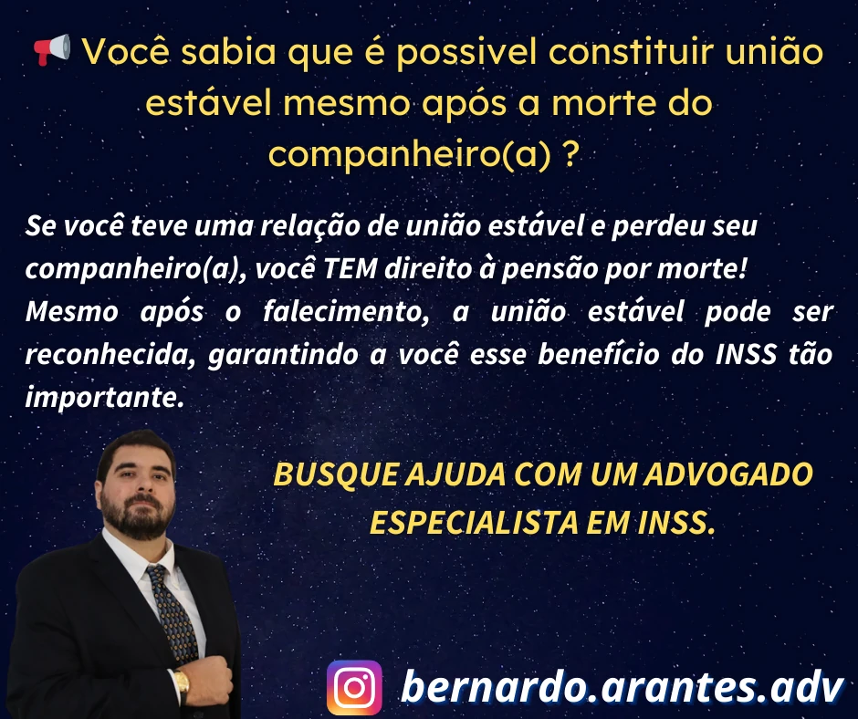 União estável pode ser reconhecida mesmo após o falecimento